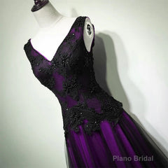 Tulle Long Prom Dress, Elegant Party Womens Dresses