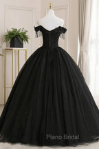 Black Off Shoulder Sweet 16 Formal Dresses with Lace Black Formal Dresses Formal Prom Dresses shops