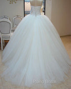 Bling Sweetheart Wedding Dresses Ball Gown