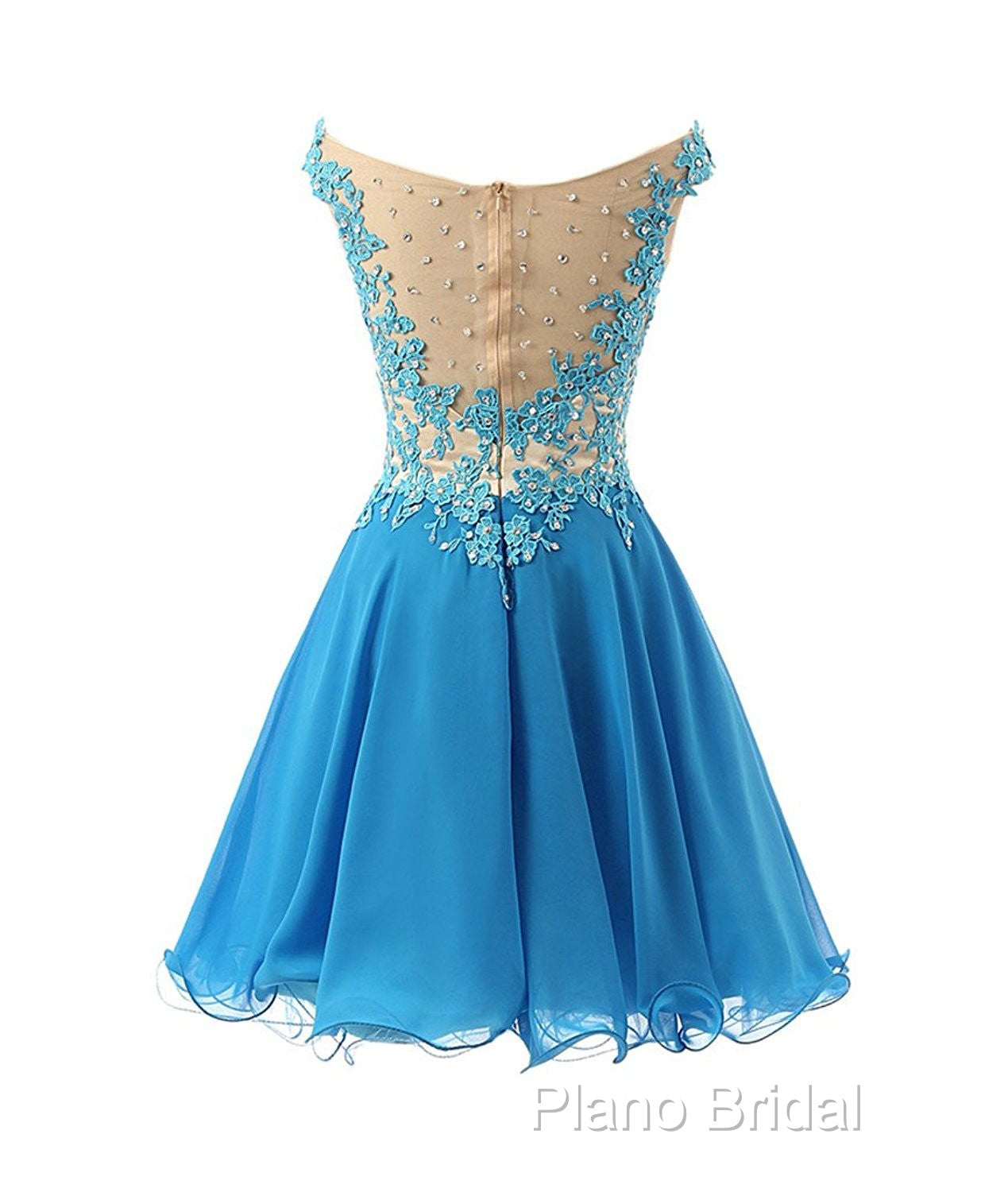 Blue Homecoming Party Dresses Secondary image