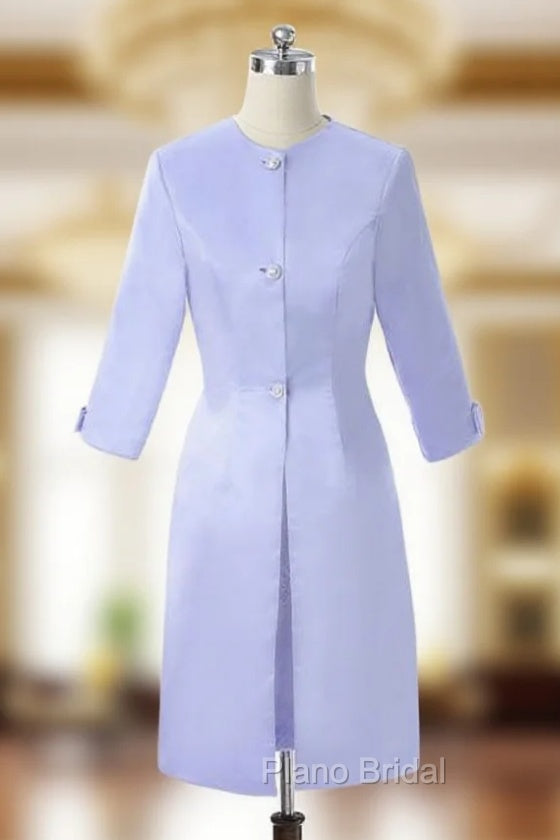 Blue Lace Wedding Party Dresses Short Mother Dresses For Wedding Main image