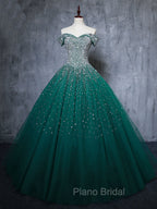 Burgundy Off Shoulder Tulle Sequin Long Formal Prom Dresses, Burgundy Sweet 16 Dresses