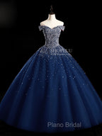 Burgundy Off Shoulder Tulle Sequin Long Formal Prom Dresses, Burgundy Sweet 16 Dresses