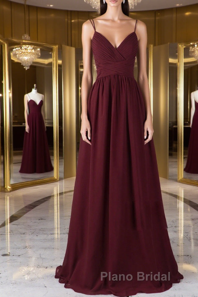 Burgundy tulle lace long Formal Prom dress burgundy lace evening dress Main image