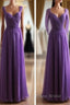 Cap Sleeves Backless Chiffon Formal Prom Dresses Bridesmaid Dresses