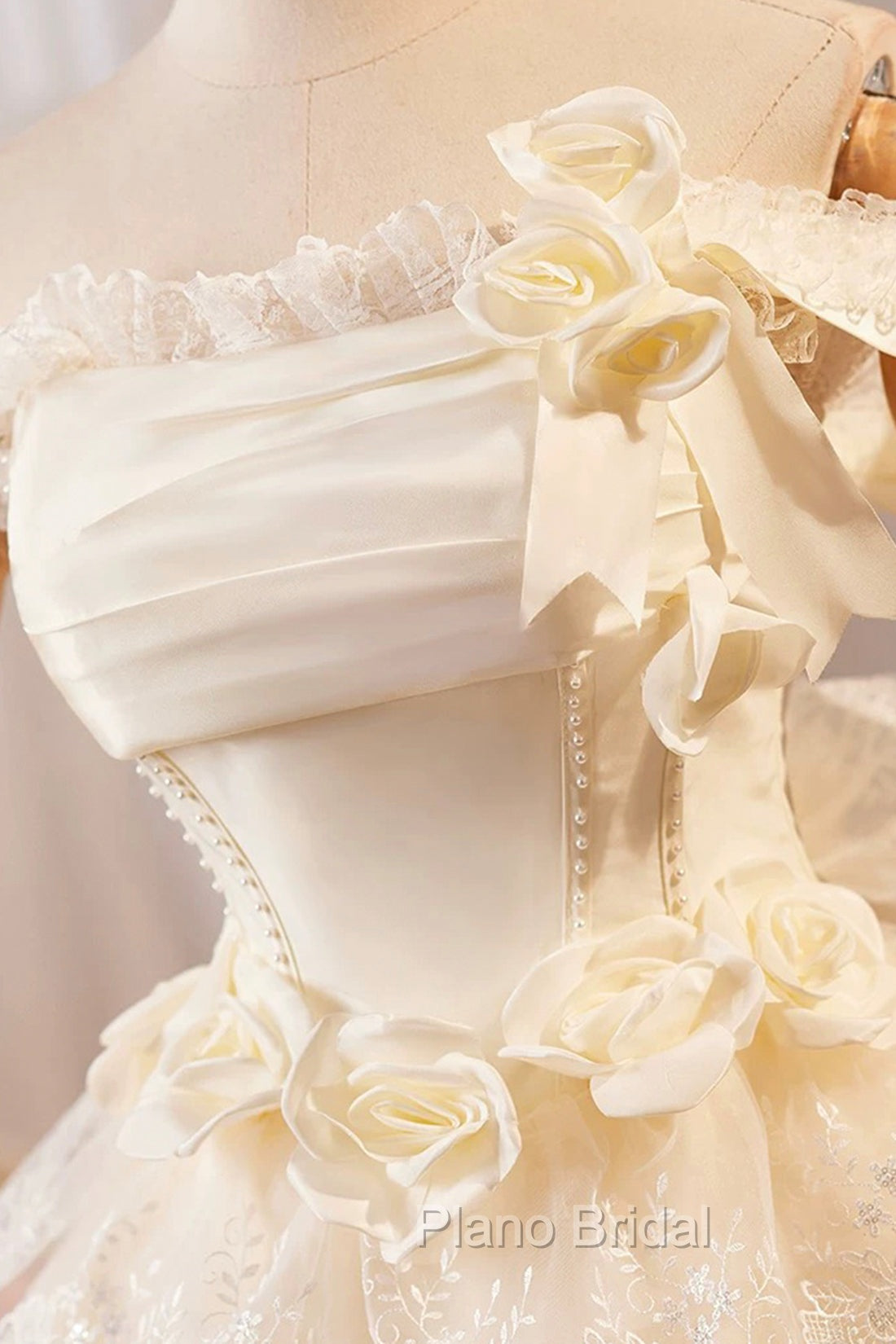 Champagne Tulle Lace Short Formal Prom Dresses Homecoming Dresses, Lovely A-Line Party Dresses Secondary image