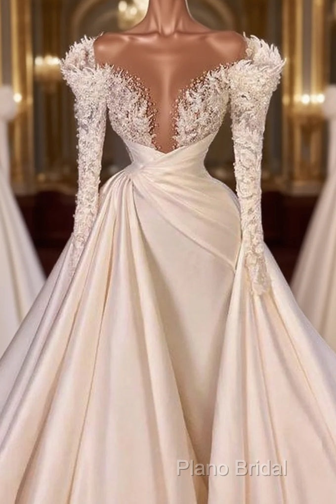 Charming A Line Wedding Dresses Formal Prom Dresses Main image