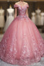 Charming Ball Gown Off-The-Shoulder Tulle Sweet 16 Dresses, Quinceanera Dresses