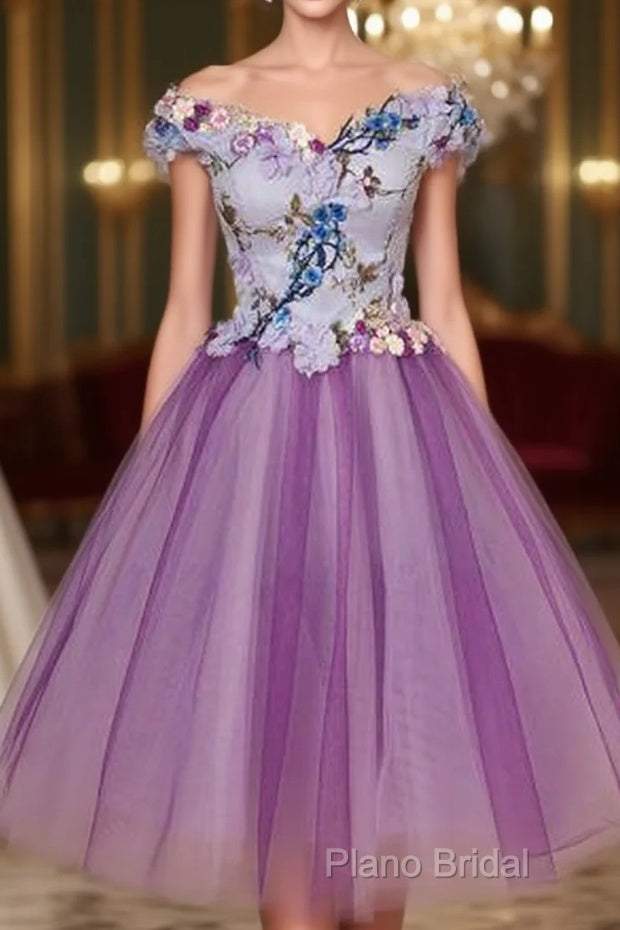 Charming Sexy Sleeveless Tulle Short Homecoming Dresses Main image