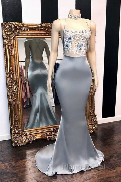 Chic Sequins Sleeveless Mermaid Formal Prom Dresses Glitter New Arrival Halter Red Evening Gowns Secondary image