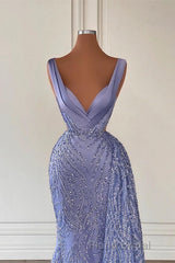 Chic Sleeveless Mermaid Formal Prom Dresses