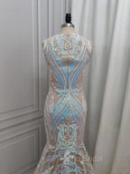 Classic Mermaid Lace Floor-Length Formal Prom Dresses On Sale