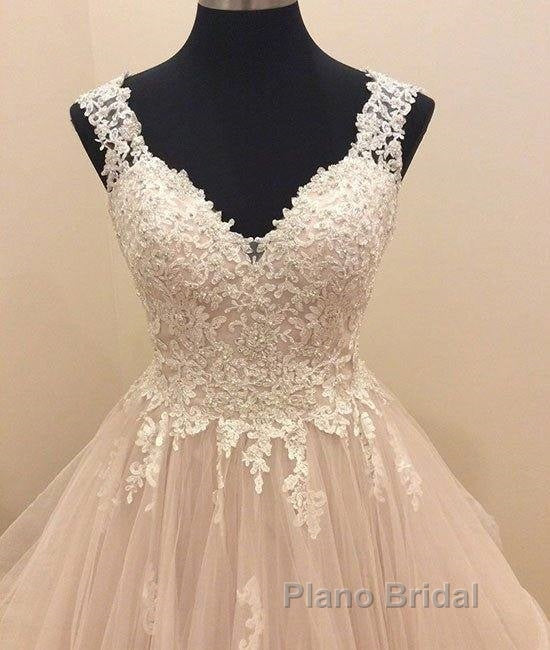 Custom Made Tulle Lace Long Formal Prom Gown, Lace Evning Dresses Secondary image