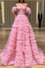 Customize Pink Formal Prom Dresses