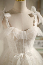 Cute Lace Short Formal Prom Dresses, A-Line Homecoming Party Dresses