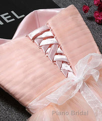 Cute Sweetheart Neck Backless Pink Short Formal Prom Dresses, Backless Pink Homecoming Dresses, Pink Formal Evening Graduation Dresses