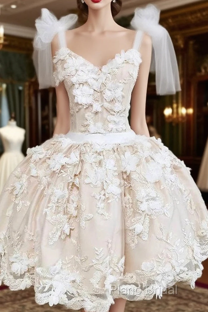 Cute Tulle Applique Short Dresses, Homecoming Dresses Main image