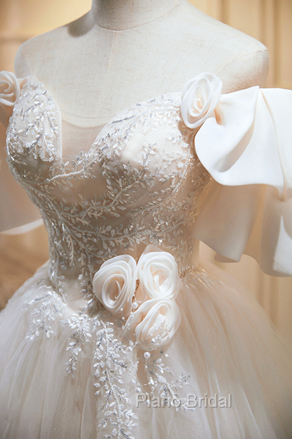 Cute Tulle Lace Homecoming Dresses, Off Shoulder Short Formal Prom Dresses