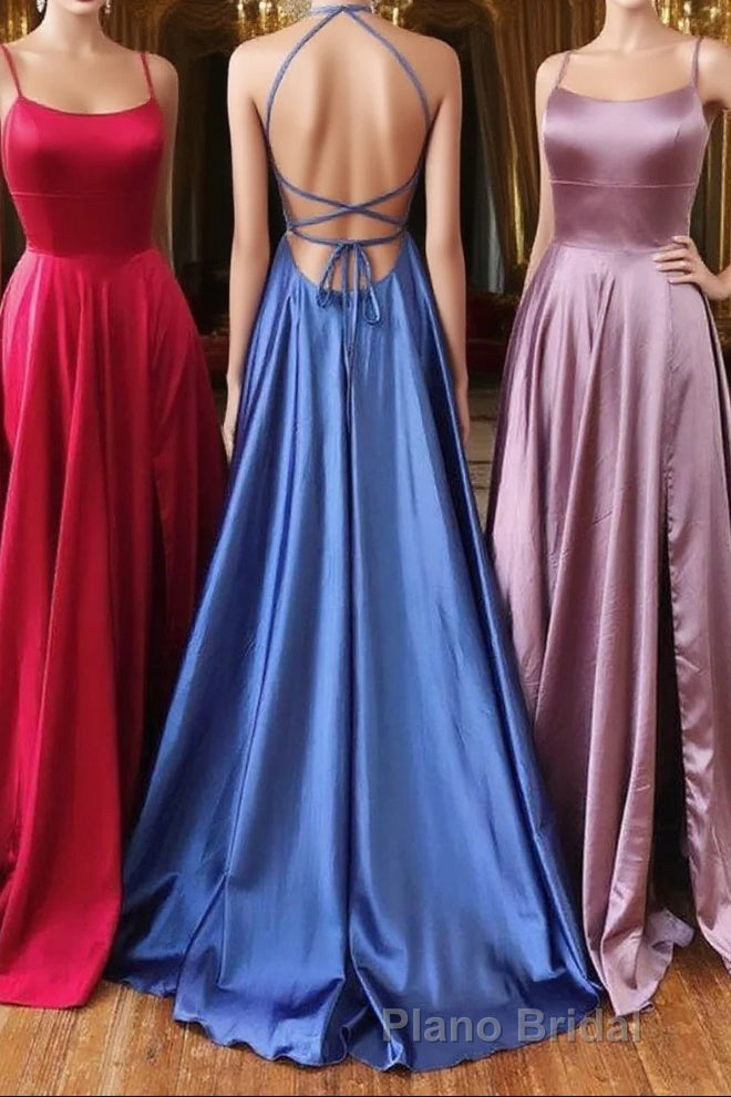 Sexy Backless Formal Prom Dresses Long, Dresses For Graduation Party, Evening Dresses, Prom Dresses