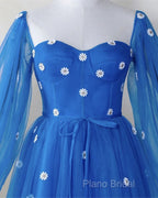 Daisy Mini Dresses With Sleeves