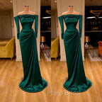 Dark Green Off-the-Shoulder Mermaid Formal Prom Dresses Long Evening Gowns Online