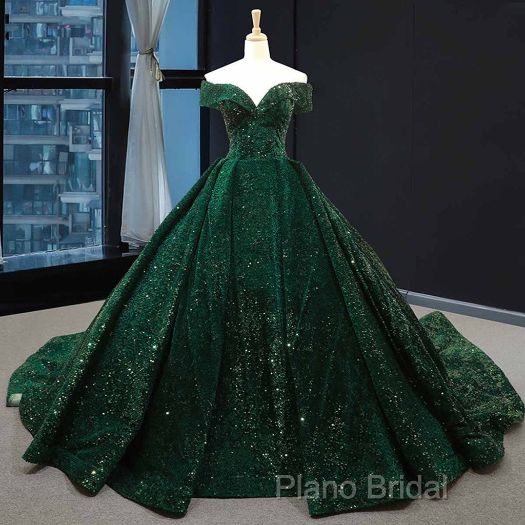 Deep Green Long Quinceanera Dresses Sweet 16 Formal Prom Dresses Pageant Dresses Secondary image