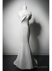 Elegance White Mermaid Off the Shoulder Wedding Dress