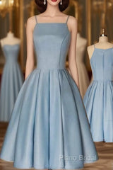 Elegant Homecoming Dresses, Short Dresses, Simple Gown