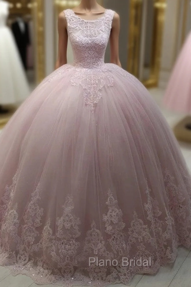 Elegant Quinceanera Dresses Tulle Ball Gown Appliques Main image