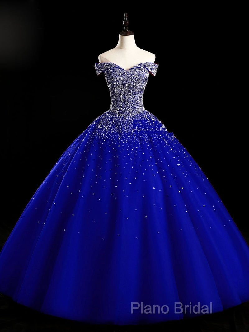 Emerald Green Sequin Formal Prom Dresses Beaded Quinceanera Dresses, Sweet 16 Dresses