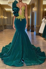 Fabulous Long Sleeveless Meimaid Formal Prom Dress With Beading