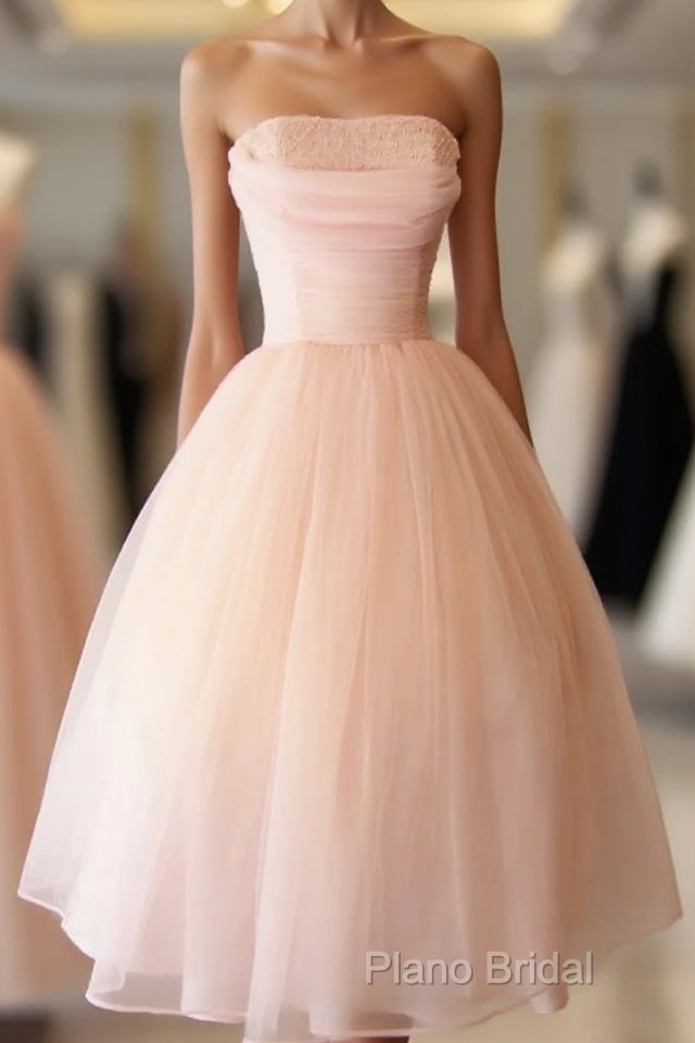 Fairy Ball Gown Pink Knee Length Formal Prom Dresses Formal Dresses Main image