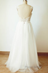 Floor-Length  A-Line/Princess Sweetheart Wedding Dresses