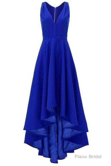 Royal Blue Hi Low Prom Dress Secondary image