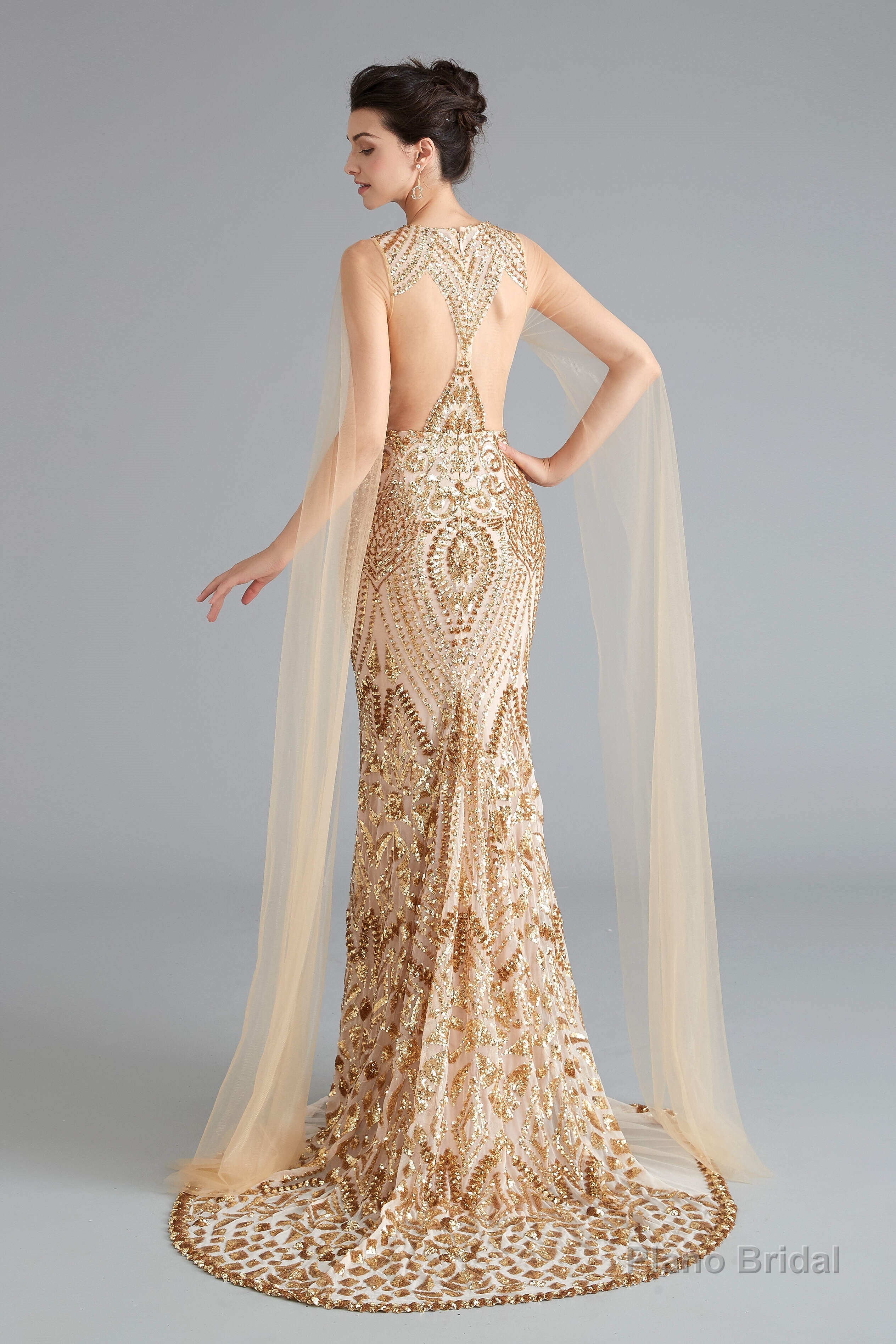 Homecoming Dress Boutiques, Sequin Beauty Pageant Prom Dresses in Sleek Mermaid Style