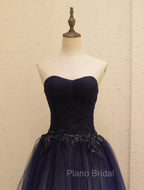 Gorgeous Gradient Tulle Ball Gown Evening Dresses, Tulle Party Dresses with Applique