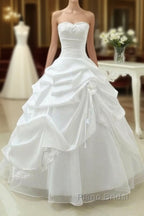 Gorgeous Sweetheart Beaded Ball Gowns Lace-Up Wedding Dresses