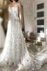 Gray V Neck Tulle Long Formal Prom Dresses Gray Formal Dresses