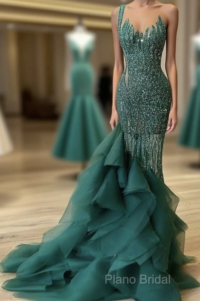 Green Long Formal Prom Dresses Sexy Formal Gown Main image