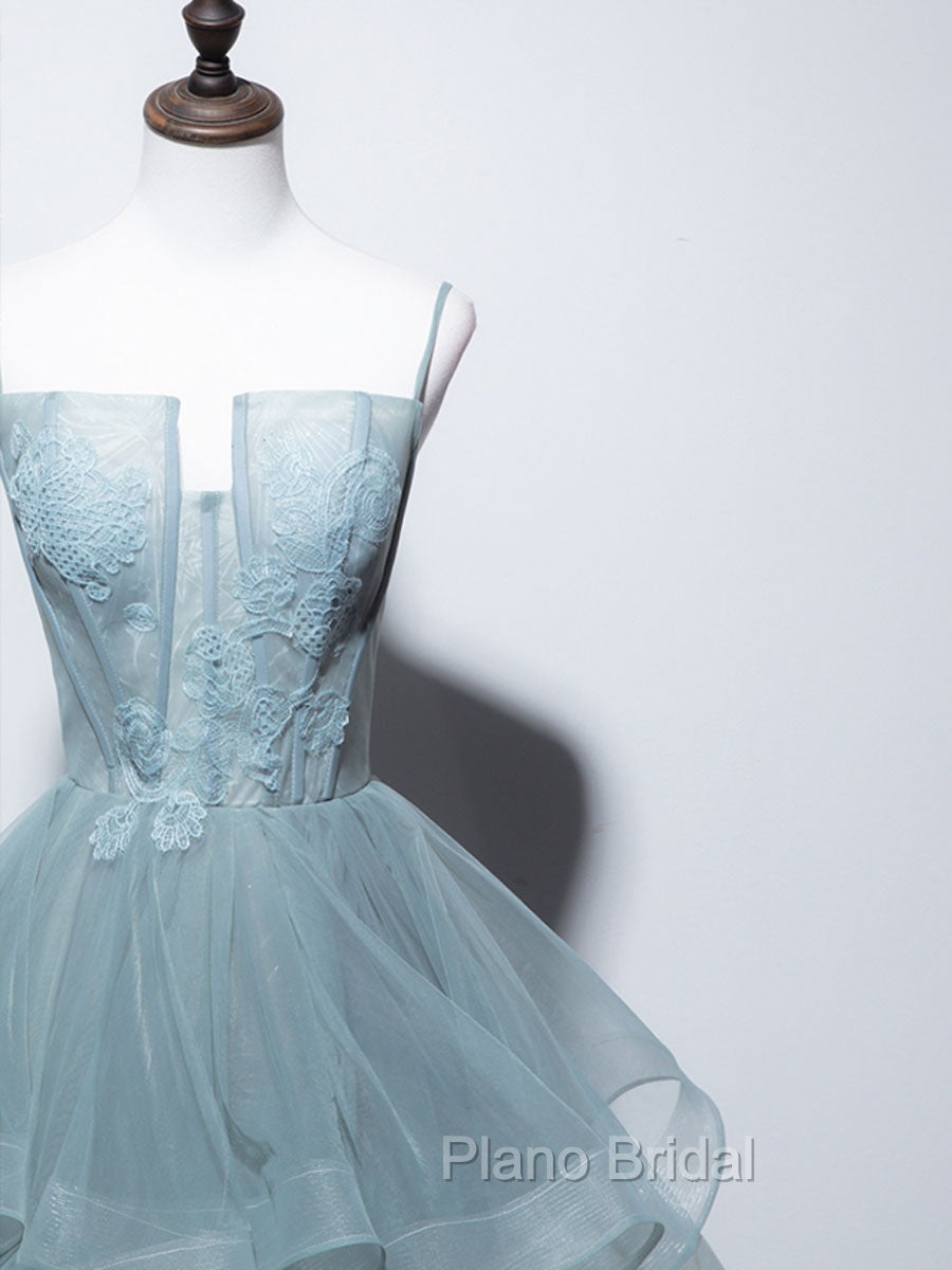 Green Long Formal Prom Dresses, Green Formal Graduation Dresses With Lace