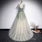 Green Tulle Long Formal Prom Dresses Formal Dresses Formal Dresses