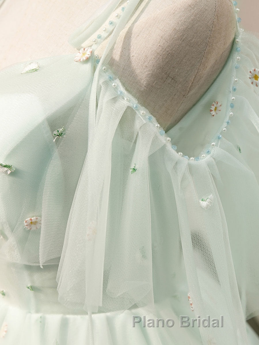 Green tulle short Formal Prom dress, green tulle homecoming dress Secondary image