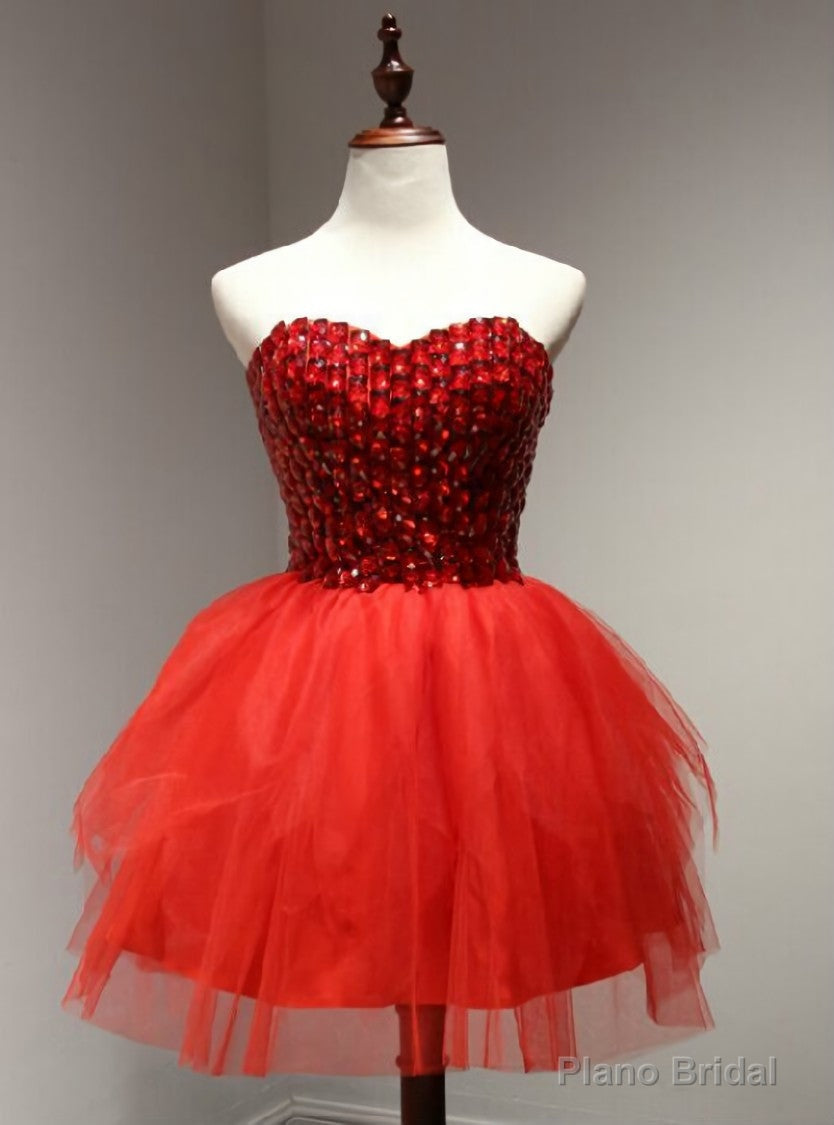 Homecoming Dress red Short Homecoming Dresses Short Prom Dress Main image