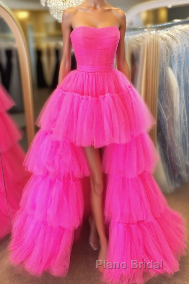 Hot High Low Formal Prom Dresses, High Low Formal Evening Dresses Main image