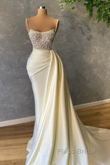Ivory Formal Prom Dresses With Pearl Formal Prom Dresses Formal Evening Dresses