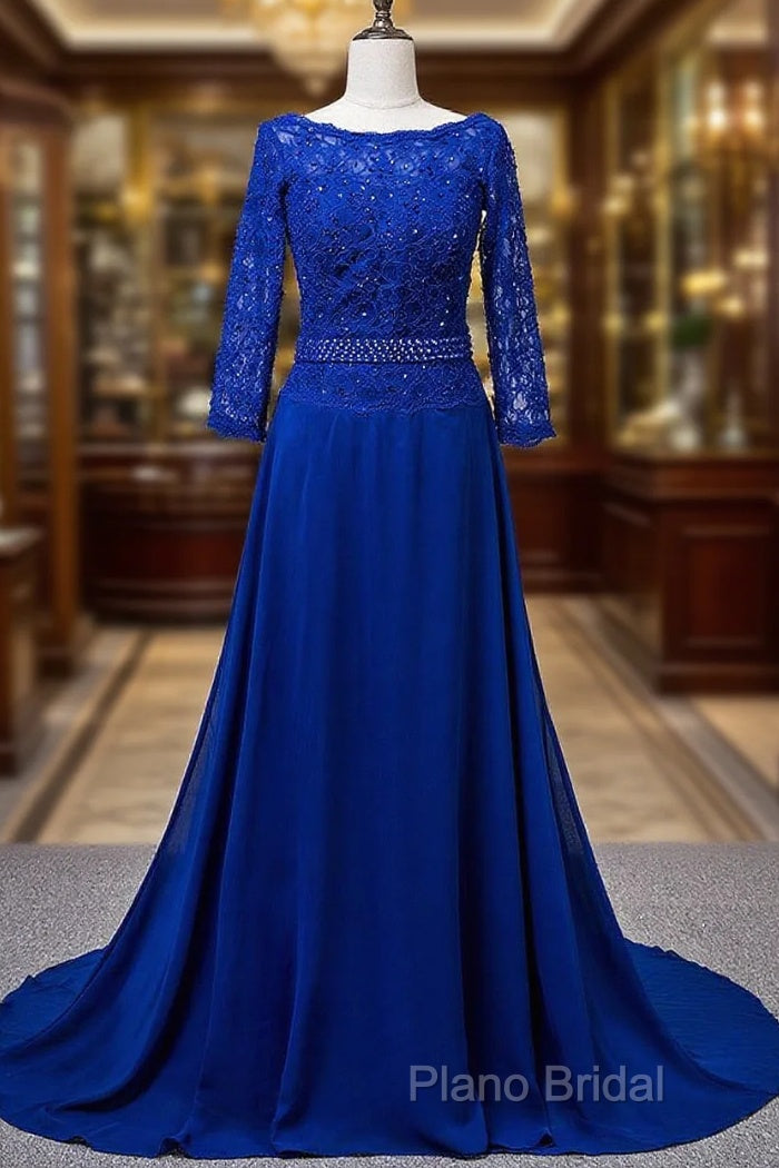 Lace Long Sleeves Scoop Neck Mother Of The Bride Dresses Main image