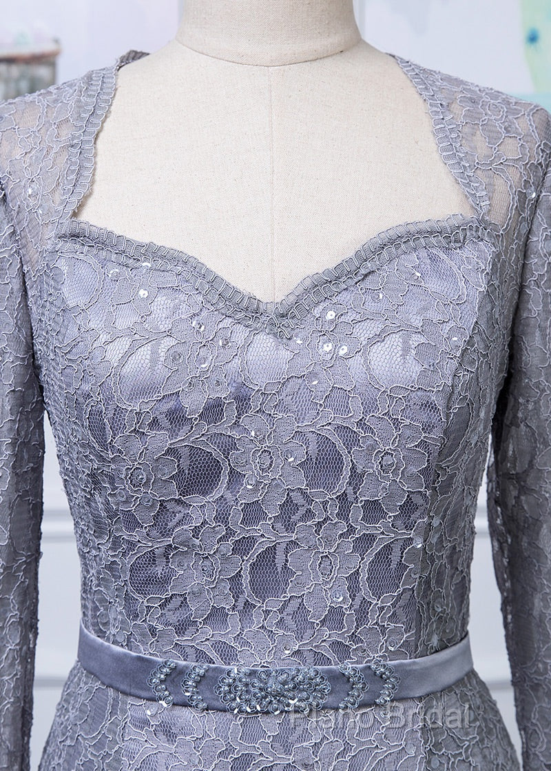 Lace Long Sleeves Trumpet/Mermaid Mother Of The Bride Dresses