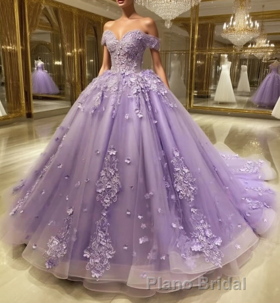 Lace Sky Blue Off the Shoulder Ball Gown Quinceanera Dresses Main image