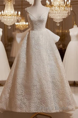 Light Champagne V-Neck Lace Long Formal Prom Dresses Weeding Dresses