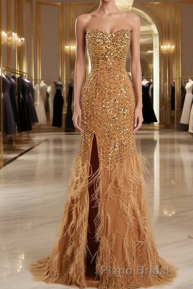 Long Evening Dresses with Side Slit - Cocktail Dresses Prom Dresses Main image